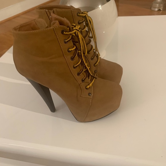 Tan Booties - Picture 2 of 3